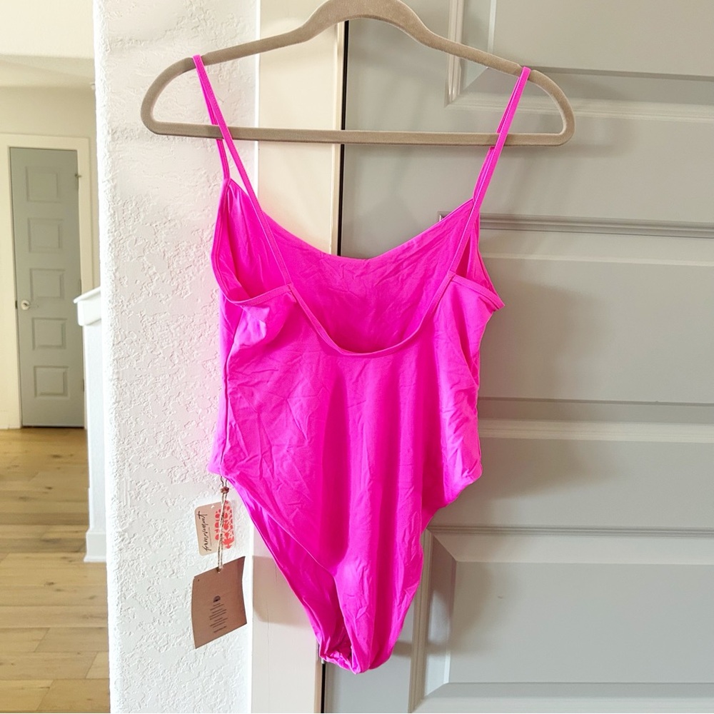 Free People Hot Pink One-Piece Swimsuit - Picture 6 of 6
